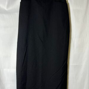 Vintage NWT Evan Picone Women's Wool Blend Black Skirt pockets office siren work